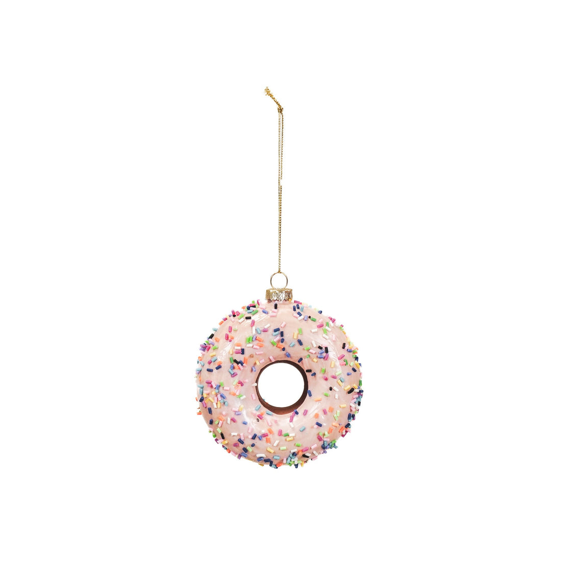 Weihnachtskügel  - Donut - Glass - 9,5x3,5cm