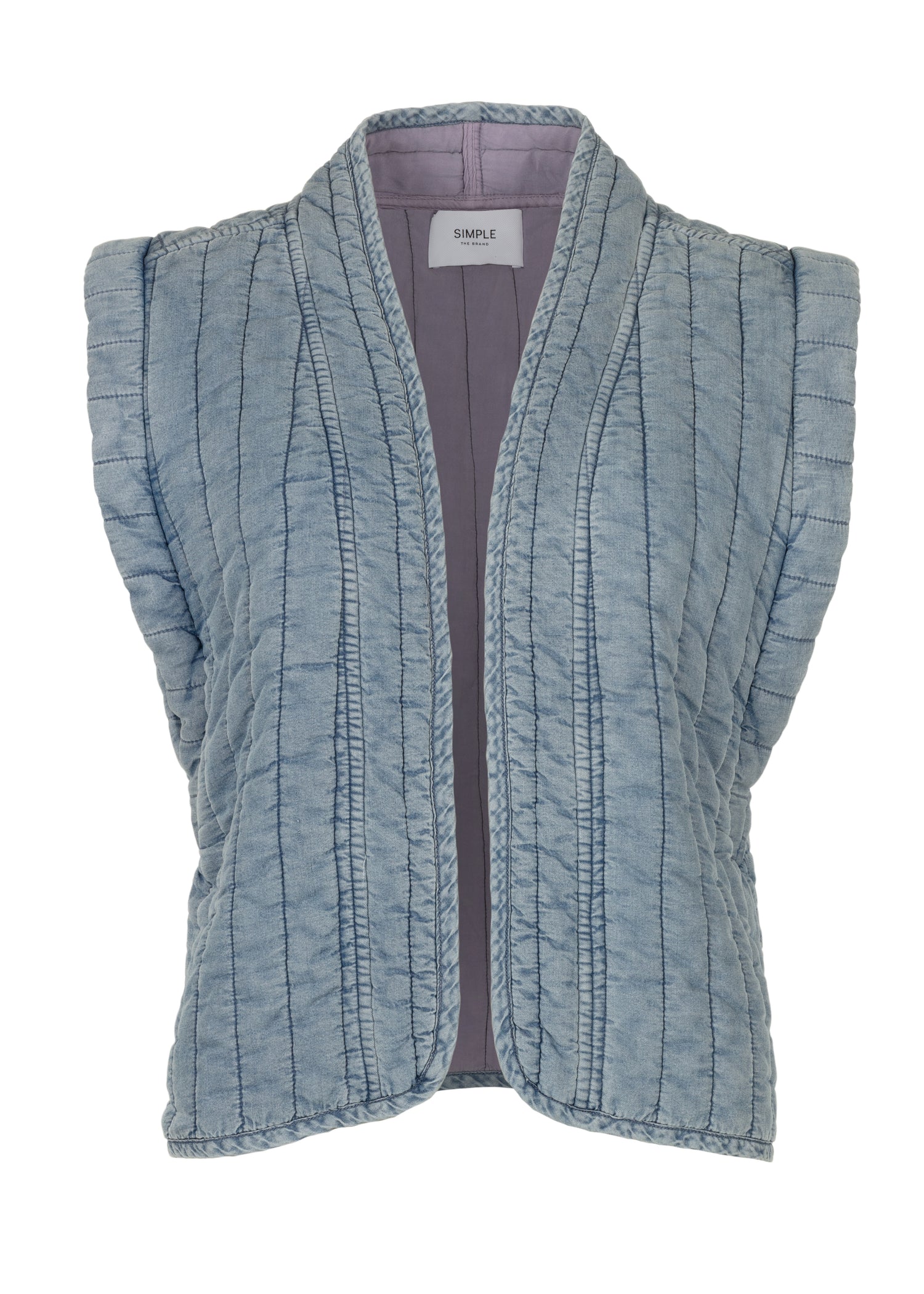 Waistcoat Dempi Sun Faded Blue