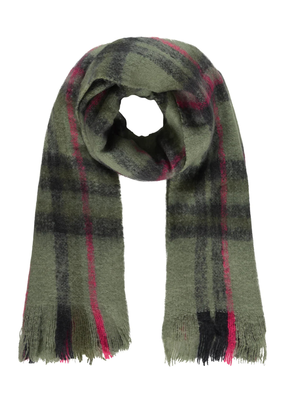 Seraphine Scarf Tea Check