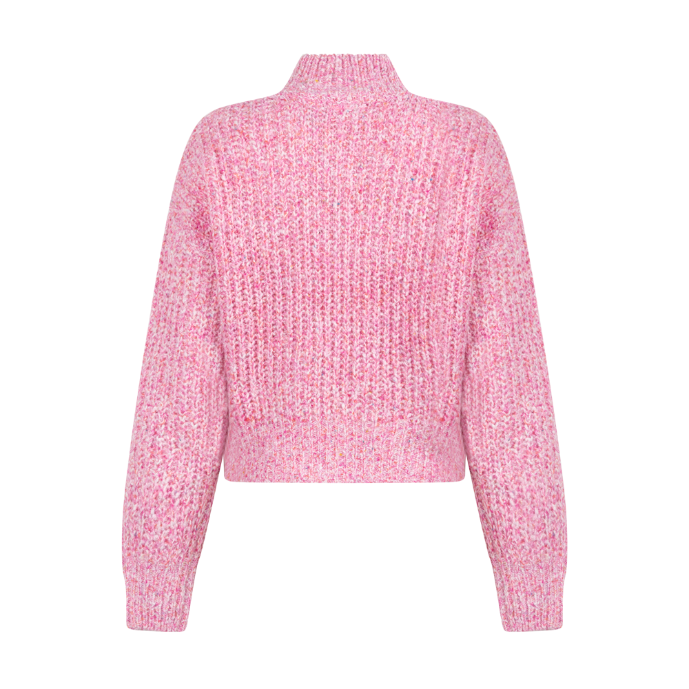 Dylan knitted pull l/s Raspberry melee