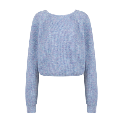 Adea knitted pull l/s Light blue melee