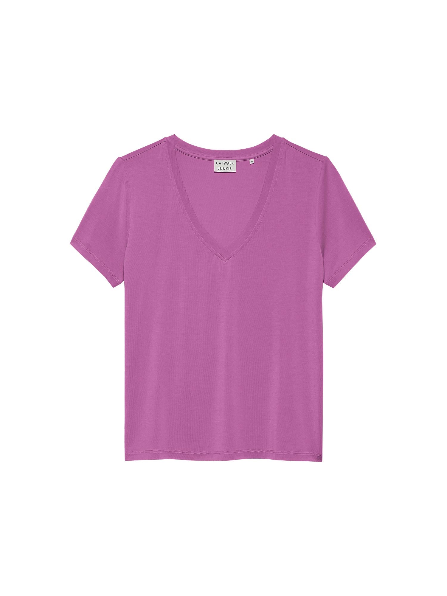 Regular V-neck Tee Iris Orchid