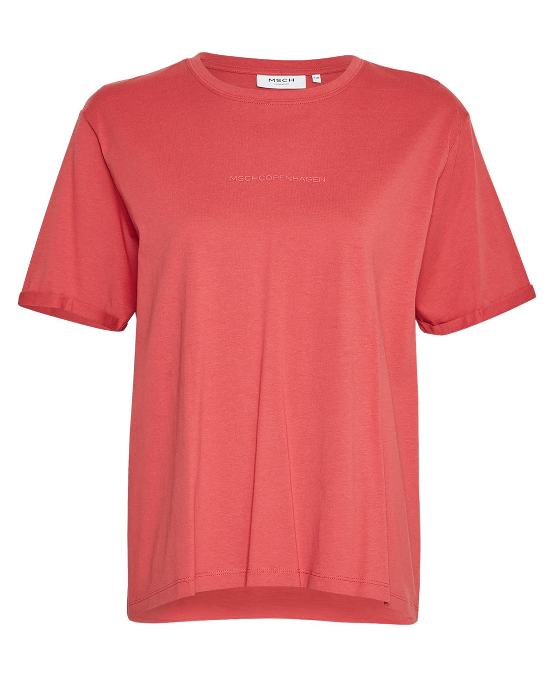 MSCHTerina Organic Small Logo Tee Min Red/ Min Red