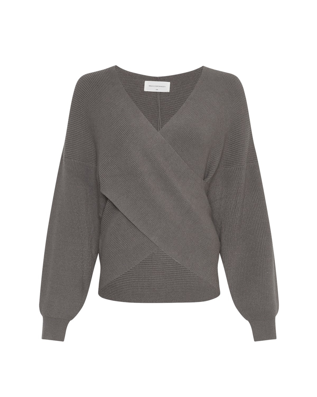 MSCHZinelle Rachelle Wrap Pullover Mul Basil Mel